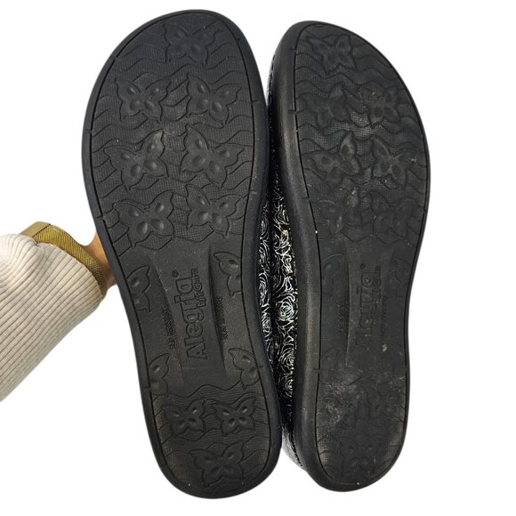 Alegria Petal Ballet Flats, Iridescent Roses, Leather, Comfort, Slip On, 9.5 - Picture 8 of 8